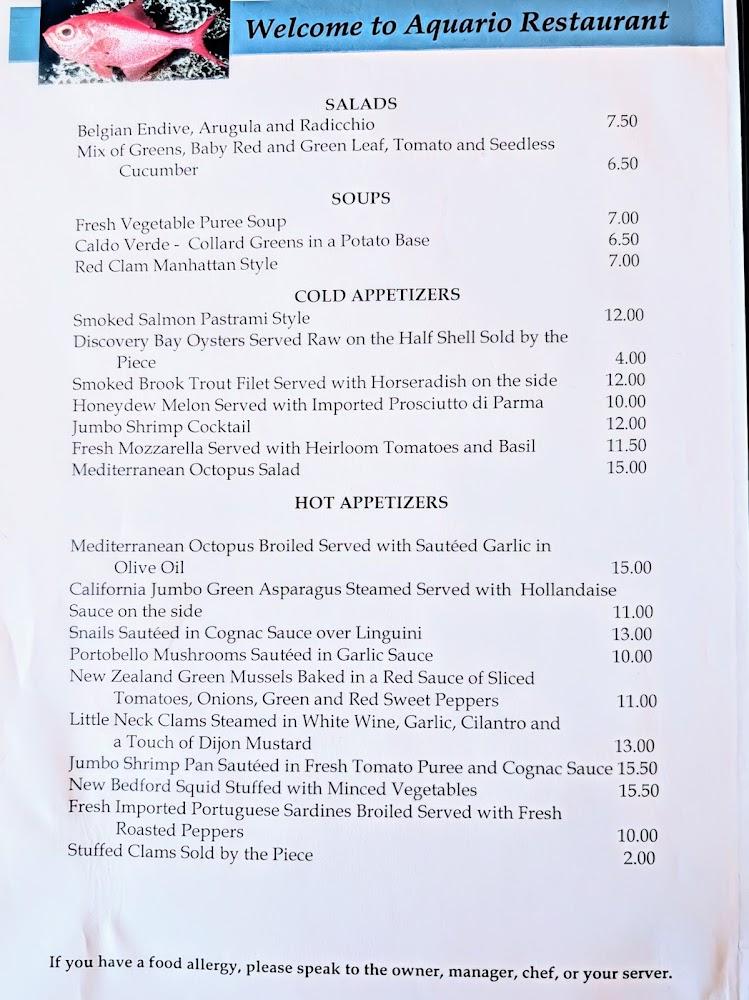 Aquario Restaurant